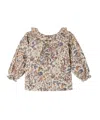 Bonpoint Multicoloured Gigi Blouse In Corduroy In Nude
