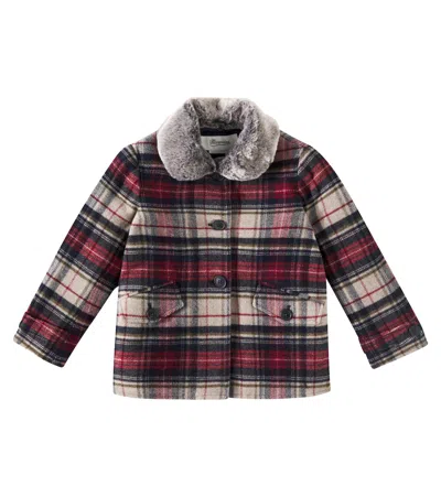 BONPOINT GIGLIOLA CHECKED WOOL-BLEND TWEED COAT
