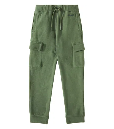 Bonpoint Kids' Gilbert Cotton-blend Fleece Sweatpants In Green