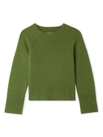 Bonpoint Kids' Gillia Cashmere Jumper In Green