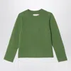 BONPOINT GILLIA GREEN CASHMERE JUMPER