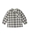 Bonpoint Gillo Shirt With Pointed Collar In Gray