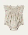 Bonpoint Girl's Floral Cotton Romper In Fl Make Up