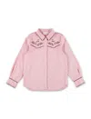 Bonpoint Cotton Embroidered Jiggle Shirt In Pink