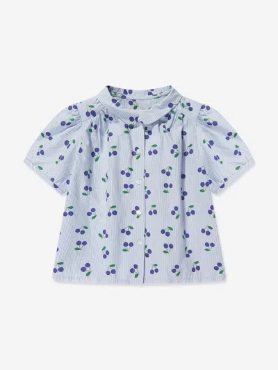 Bonpoint Kids' Girls Adele Blouse In Blue