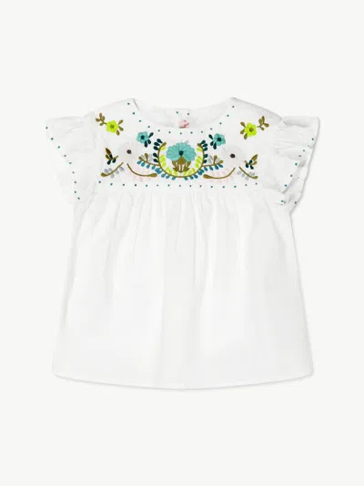 Bonpoint Babies' Girls Althea Blouse In White