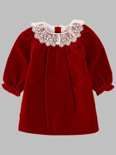 Bonpoint Girls Baby Cotton Robe Jaylisa Mini Dress In Red