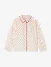 Shop Bonpoint Girls Basiline Blouse In Ivory