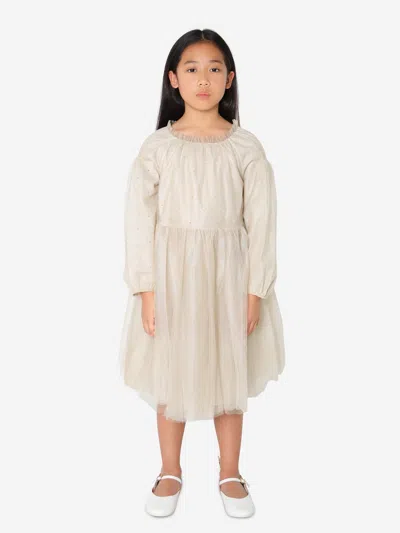 Bonpoint Babies'  Girls Bluebell Dress In Beige