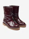 Bonpoint Polished-finish Boots In Brown