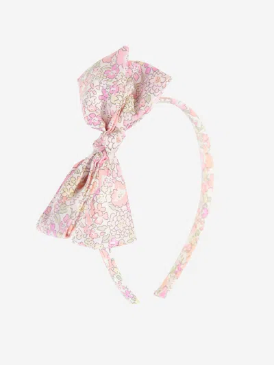 Bonpoint Babies' Girls Bow Party Headband In Multicoloured