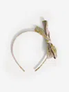 Bonpoint Girls Bow Party Headband In Multicoloured