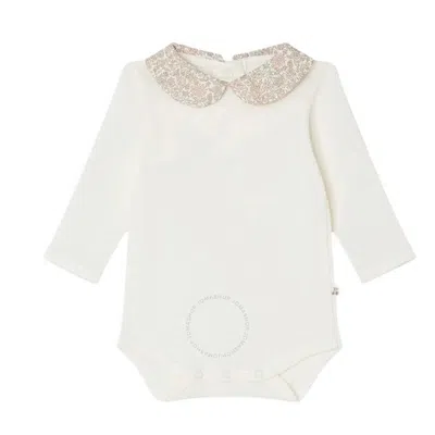 Bonpoint Girls Cygne Baby Bodysuit In Pink