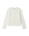 Bonpoint Girls' Elaia Cardigan - Little Kid, Big Kid In Blanc Lait