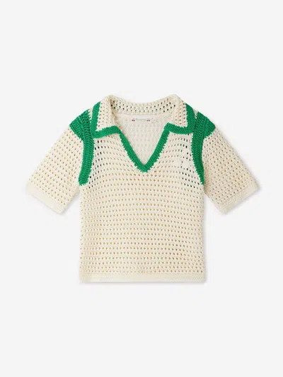 Bonpoint Kids'  Girls Elanita Jumper In White