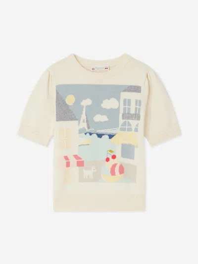 Bonpoint Kids'  Girls Elvira Jumper In White