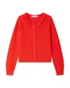 Bonpoint Emy Cardigan In Coquelicot