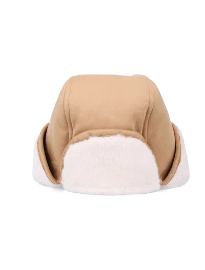 Bonpoint Girls Faux Fur Trapper Hat In Marrone