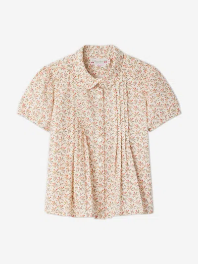 Bonpoint Kids' Girls Fiammetta Blouse In Beige