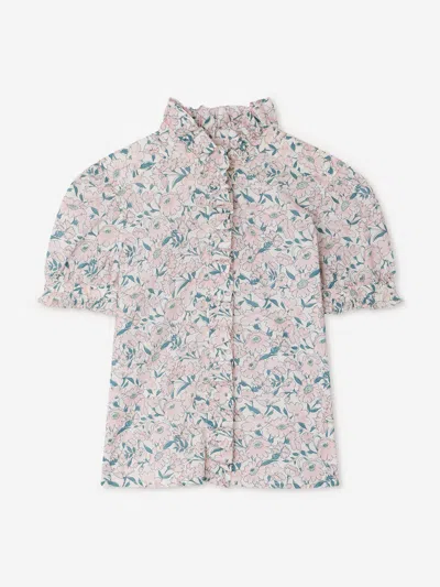 BONPOINT BONPOINT GIRLS FLORAL CINDY BLOUSE