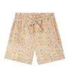 Bonpoint Girls Floral Print Cotton Shorts In Pink