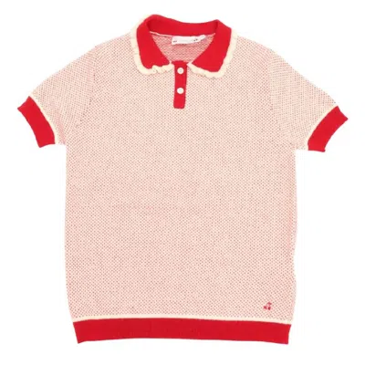 Bonpoint Kids'  Girls Frynja Polo Shirt In Pink