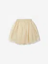 Bonpoint Jupe Habillee Dotted Tulle Dress Pois Beige In Beige