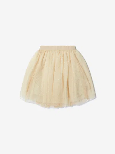 Bonpoint Kids' Girls Habillee Skirt 8 Yrs Beige