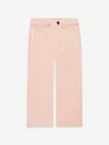 Bonpoint Girls Junon Wide Leg Trousers In Pink