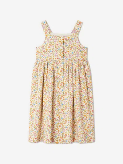 Bonpoint Kids' Girls Laly Floral Pinafore Dress In Multicoloured