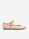 Bonpoint Ella Leather Mary Jane Flats In Pink