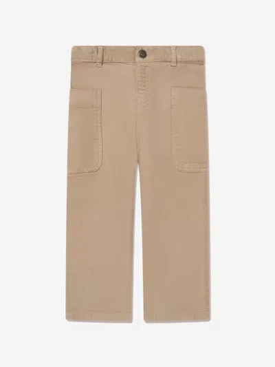 Bonpoint Babies' Girls Looping Trousers In Brown
