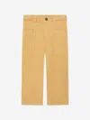 Bonpoint Girls Looping Trousers In Yellow