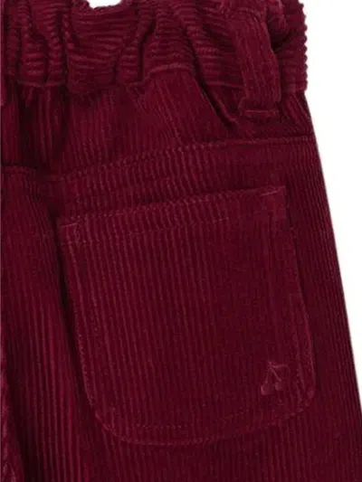 Bonpoint Girls' Mini Cotton Trousers In Purple