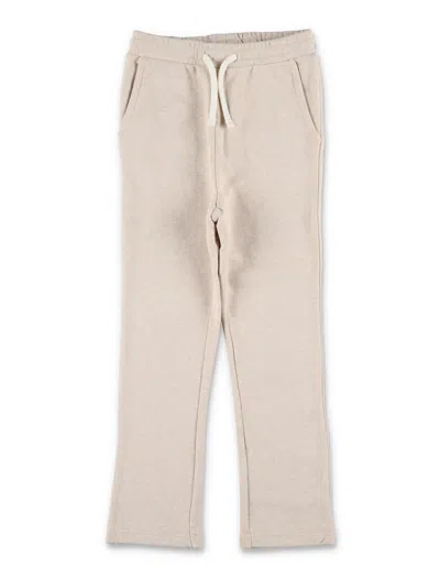 Bonpoint Girls Organic Cotton Jogger Pants In Neutral