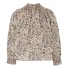Bonpoint Cotton Blouse With Floral Pattern