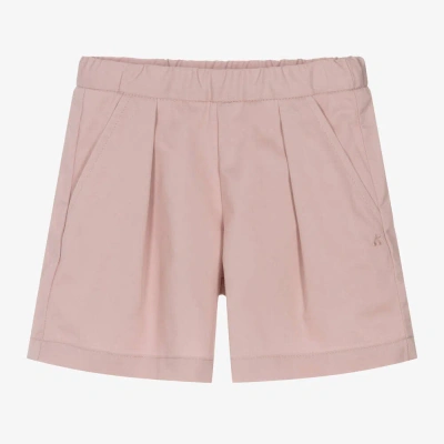 Bonpoint Kids' Girls Pink Pleated Cotton Shorts