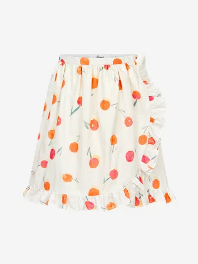 Bonpoint Kids' Girls Skirt 6 Yrs Ivory