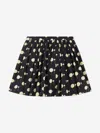 Bonpoint Organic Cotton Cherry Print Skirt In Black