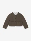 Bonpoint Tabitha Teddy Jacket In Brown