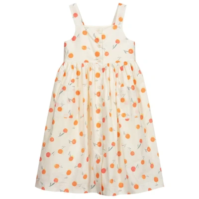 Bonpoint Girls Teen Ivory Cherries Dress