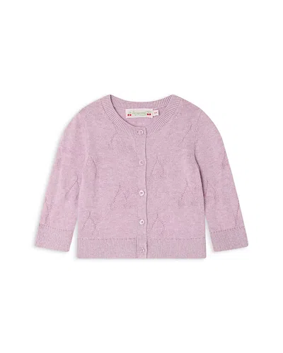 Bonpoint Girls' Teyana Cardigan - Baby, Little Kid In Purple