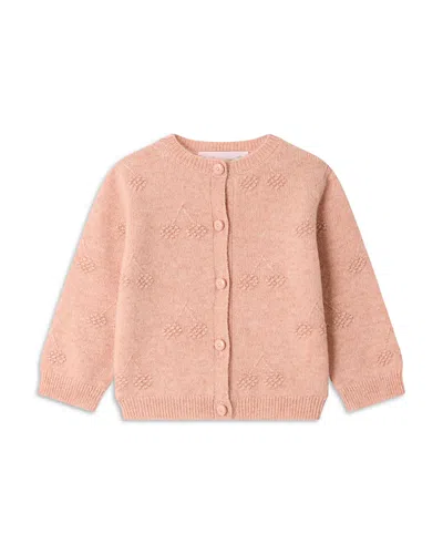 Bonpoint Girls' Tibile Cashmere Cardigan - Baby In Pink