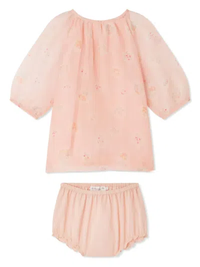 Bonpoint Babies' Gracielle Dress Set In Pink