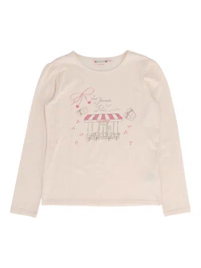 Bonpoint Kids' Gracieuse T-shirt In Neutral