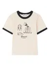 Bonpoint Graphic-print Crew-neck T-shirt In Neutral