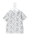 Bonpoint Graphic-print Shortsleeved Shirt In White