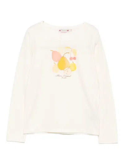 Bonpoint Kids' Graphic-print T-shirt In White