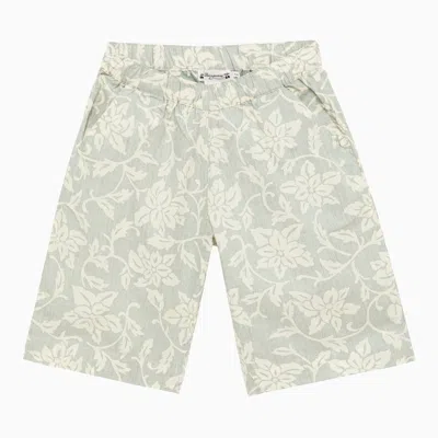 BONPOINT GREEN COTTON CONWAY SHORT