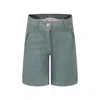 Bonpoint Green Shorts For Girl With Cherries In Green